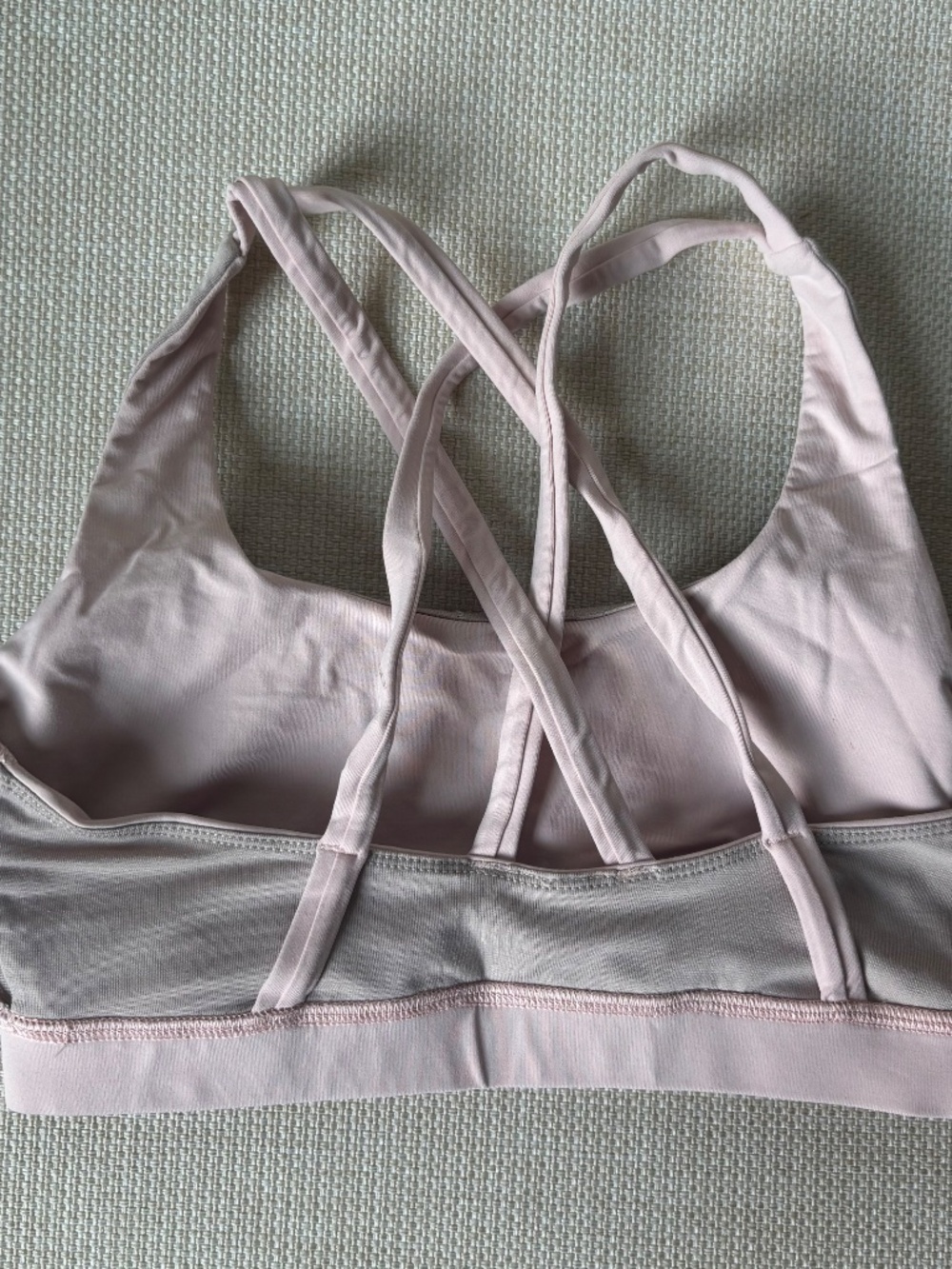 Classic Lululemon Energy Bra 6 Light Pink Run Lift Climb Yoga Pilates - Picture 5 of 10